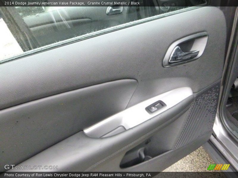 Granite Crystal Metallic / Black 2014 Dodge Journey Amercian Value Package