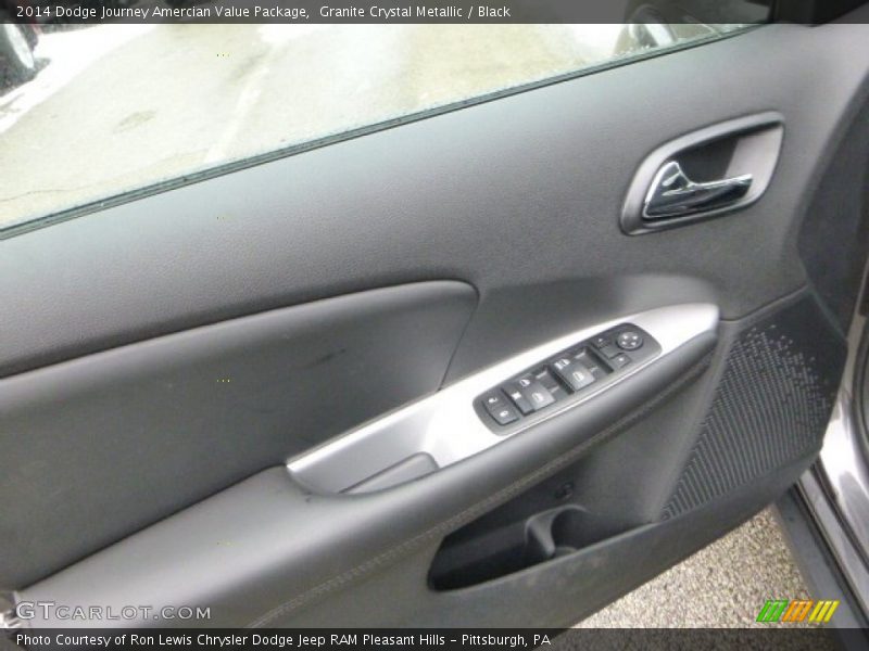 Granite Crystal Metallic / Black 2014 Dodge Journey Amercian Value Package