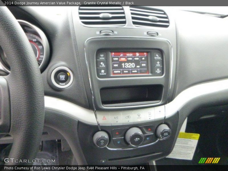 Granite Crystal Metallic / Black 2014 Dodge Journey Amercian Value Package