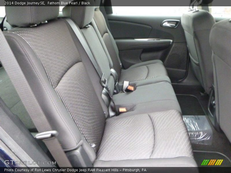 Fathom Blue Pearl / Black 2014 Dodge Journey SE