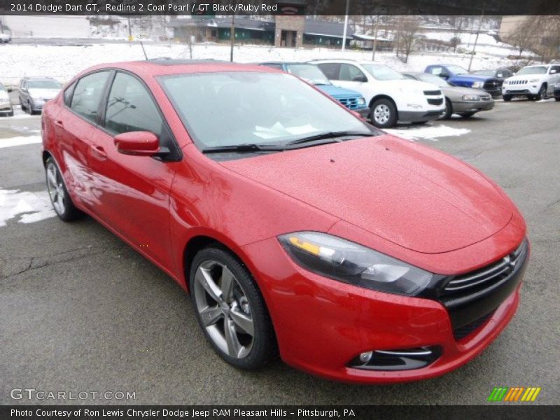 Redline 2 Coat Pearl / GT Black/Ruby Red 2014 Dodge Dart GT