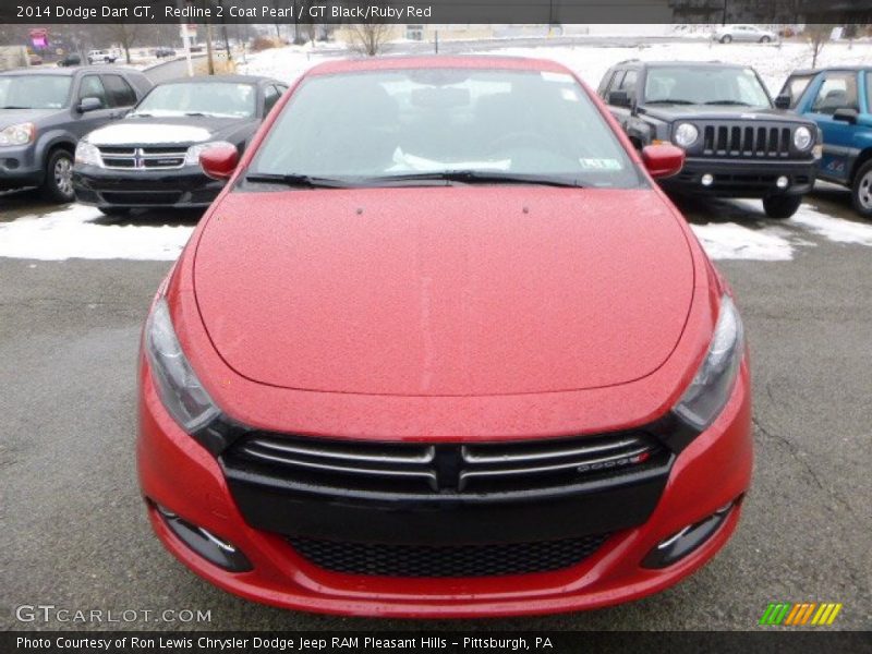 Redline 2 Coat Pearl / GT Black/Ruby Red 2014 Dodge Dart GT