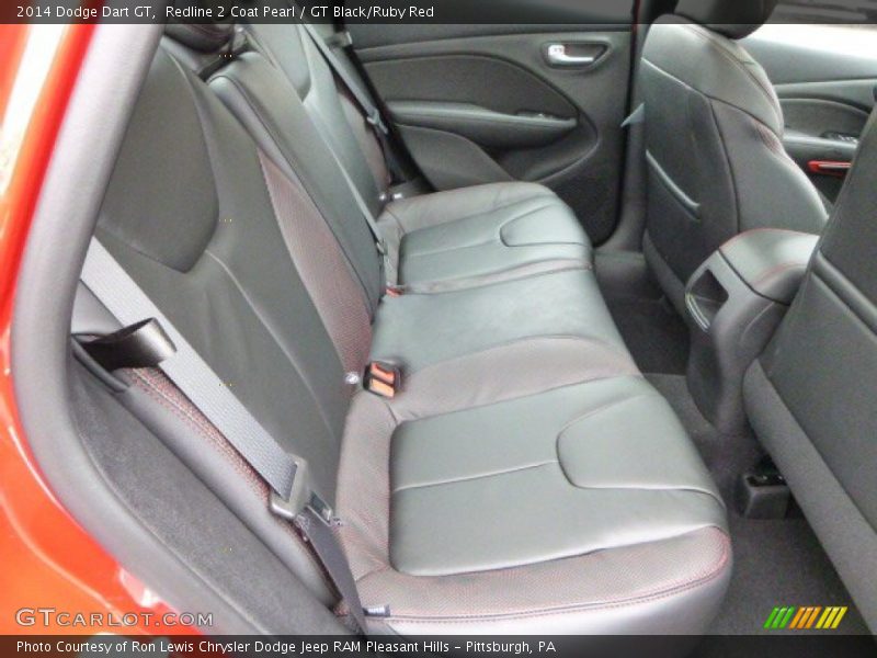 Rear Seat of 2014 Dart GT