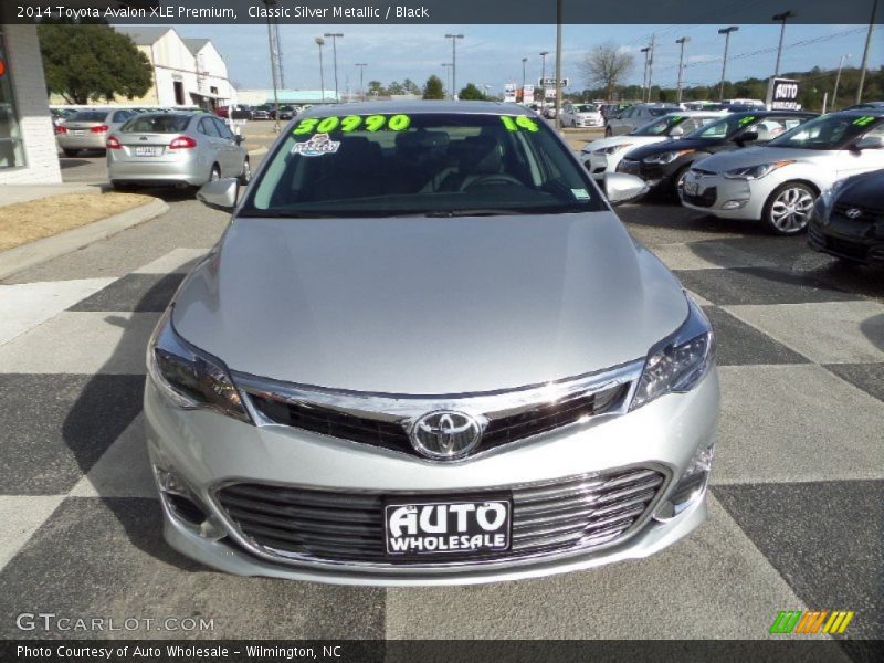 Classic Silver Metallic / Black 2014 Toyota Avalon XLE Premium