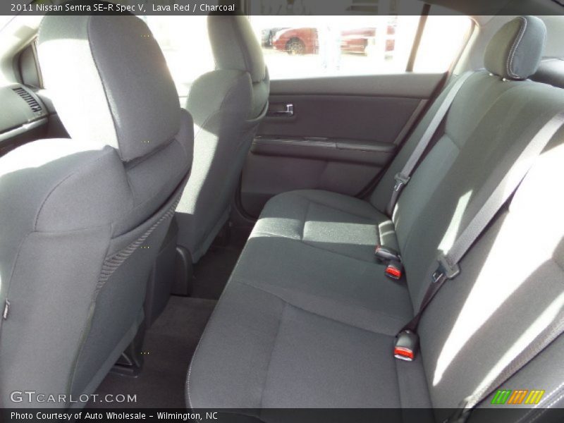 Lava Red / Charcoal 2011 Nissan Sentra SE-R Spec V