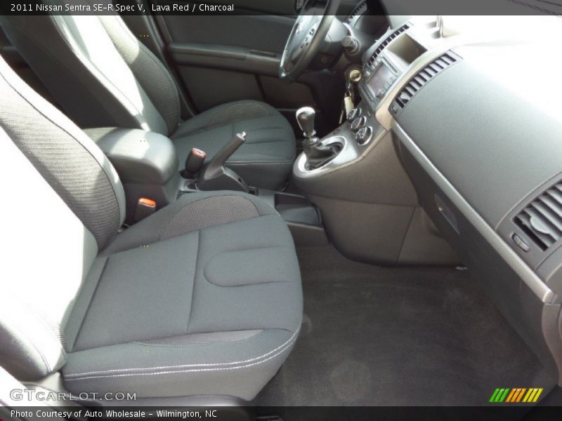 Lava Red / Charcoal 2011 Nissan Sentra SE-R Spec V