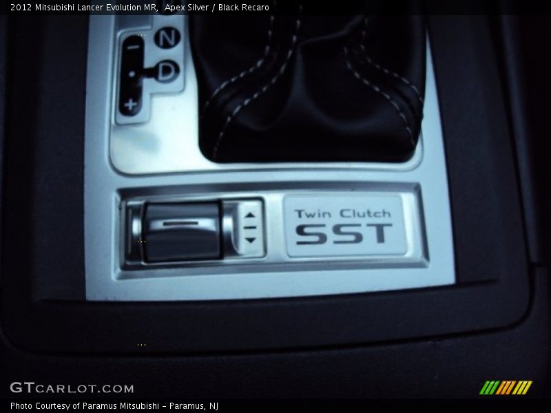 Apex Silver / Black Recaro 2012 Mitsubishi Lancer Evolution MR