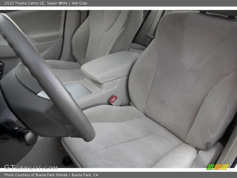 Super White / Ash Gray 2010 Toyota Camry LE