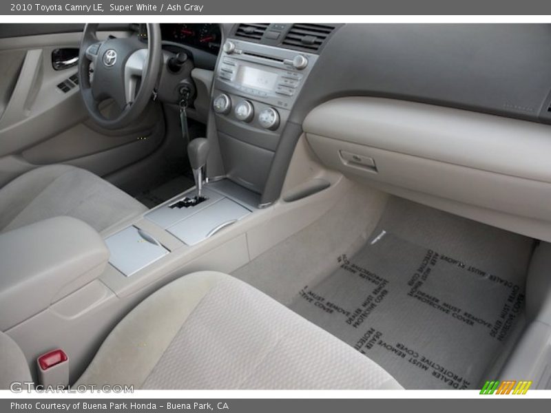 Super White / Ash Gray 2010 Toyota Camry LE
