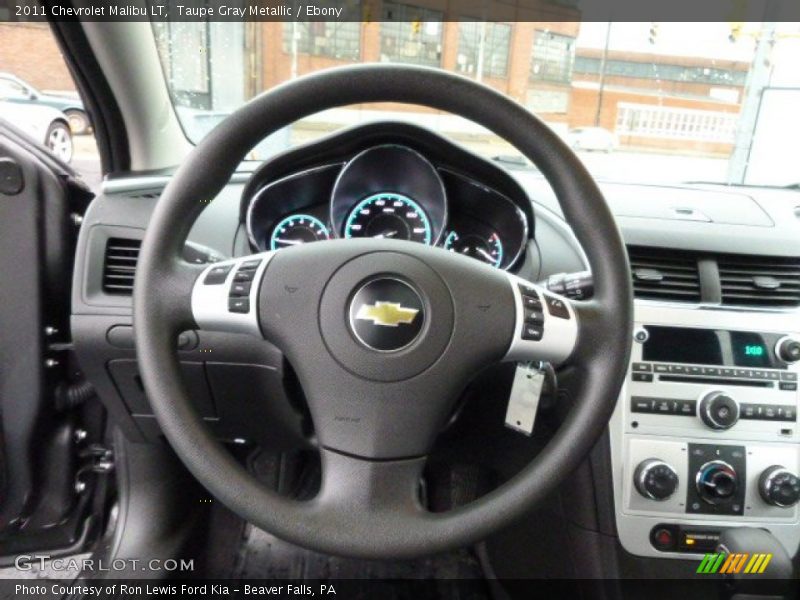 Taupe Gray Metallic / Ebony 2011 Chevrolet Malibu LT