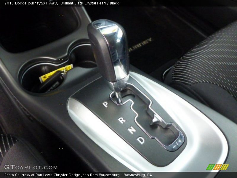 Brilliant Black Crystal Pearl / Black 2013 Dodge Journey SXT AWD