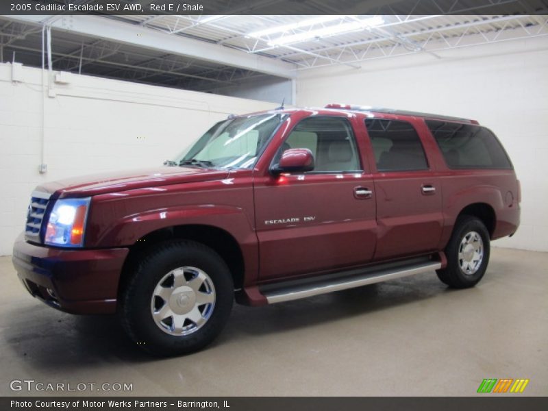 Red E / Shale 2005 Cadillac Escalade ESV AWD