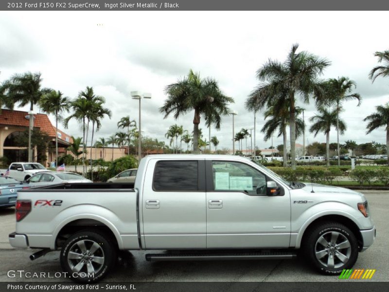 Ingot Silver Metallic / Black 2012 Ford F150 FX2 SuperCrew