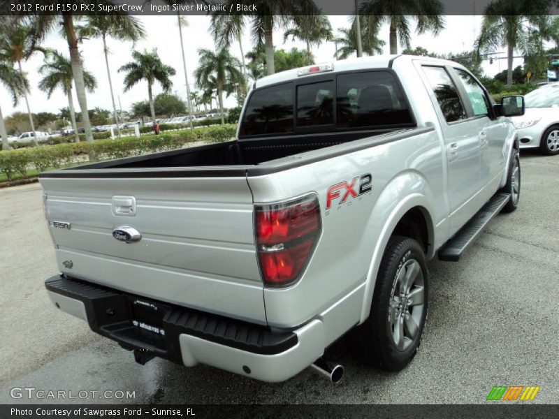 Ingot Silver Metallic / Black 2012 Ford F150 FX2 SuperCrew