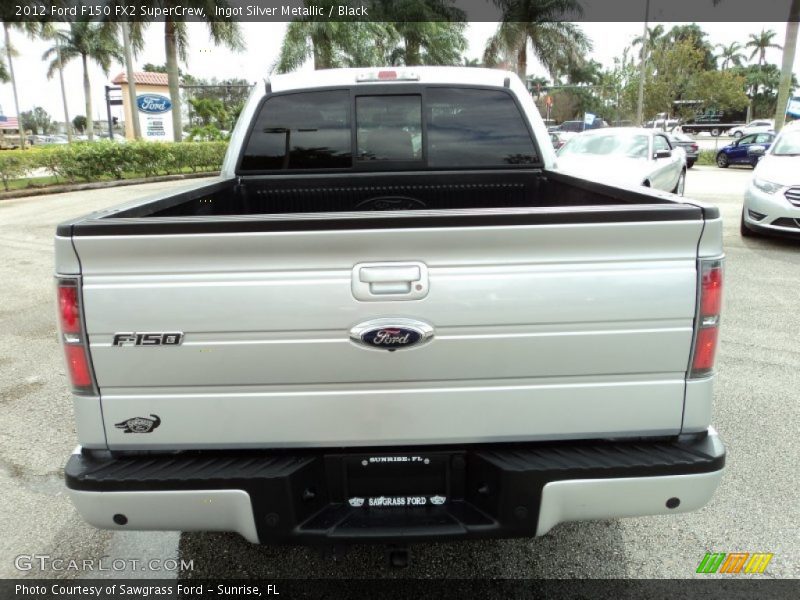 Ingot Silver Metallic / Black 2012 Ford F150 FX2 SuperCrew