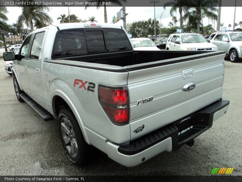 Ingot Silver Metallic / Black 2012 Ford F150 FX2 SuperCrew