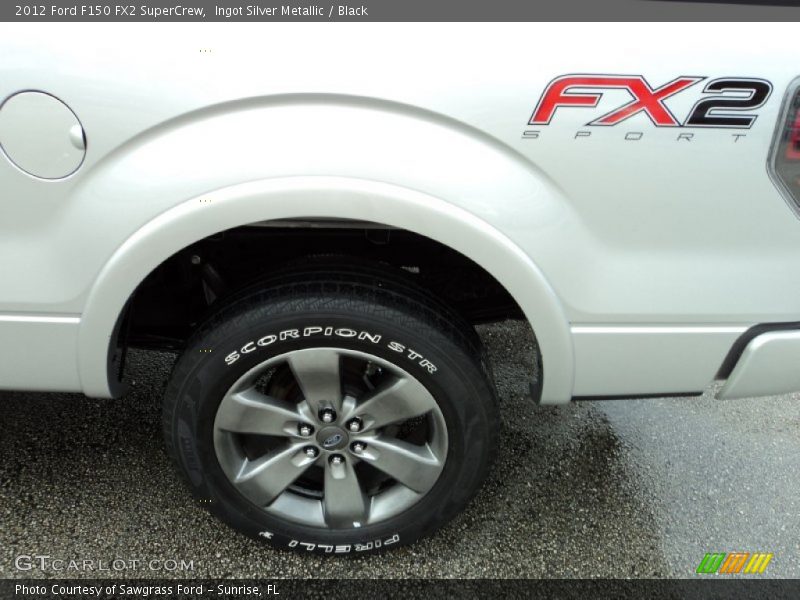 Ingot Silver Metallic / Black 2012 Ford F150 FX2 SuperCrew