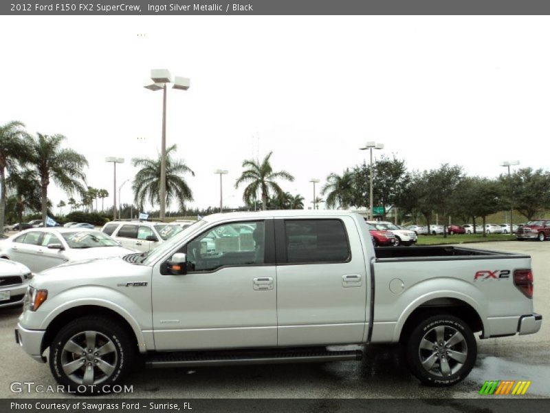 Ingot Silver Metallic / Black 2012 Ford F150 FX2 SuperCrew