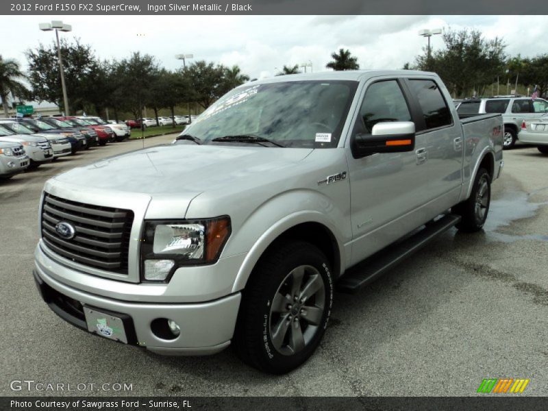 Ingot Silver Metallic / Black 2012 Ford F150 FX2 SuperCrew