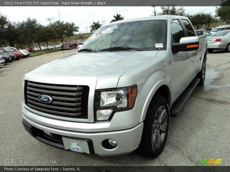 Ingot Silver Metallic / Black 2012 Ford F150 FX2 SuperCrew