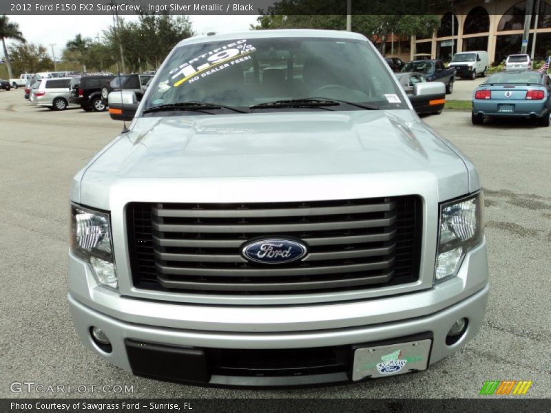 Ingot Silver Metallic / Black 2012 Ford F150 FX2 SuperCrew