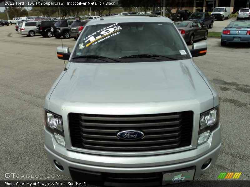 Ingot Silver Metallic / Black 2012 Ford F150 FX2 SuperCrew