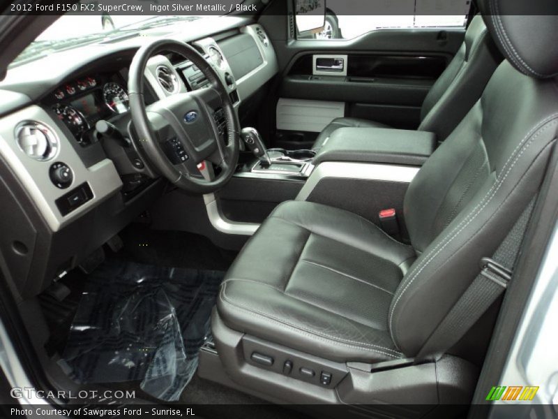 Ingot Silver Metallic / Black 2012 Ford F150 FX2 SuperCrew