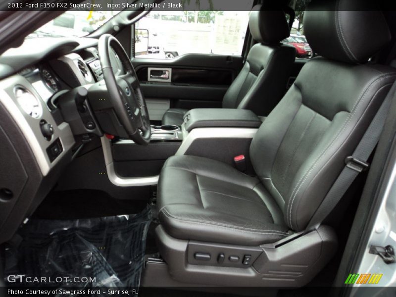 Ingot Silver Metallic / Black 2012 Ford F150 FX2 SuperCrew