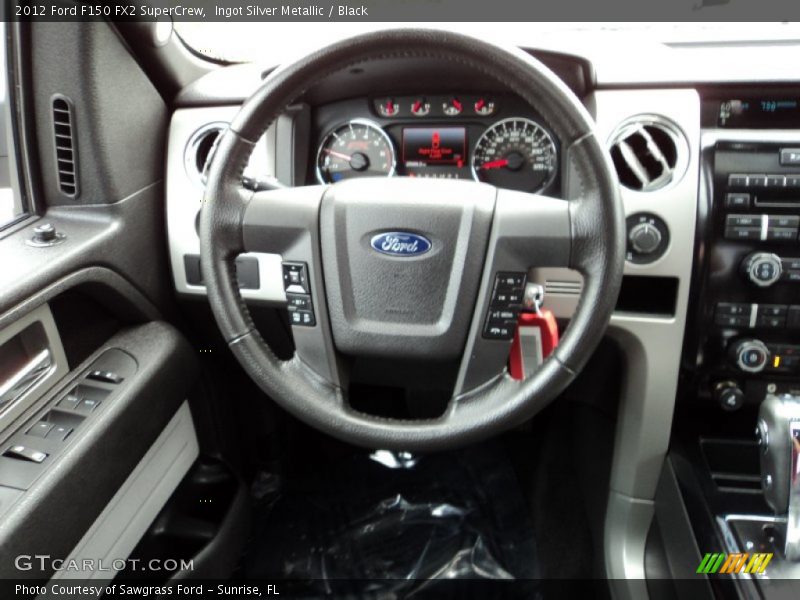 Ingot Silver Metallic / Black 2012 Ford F150 FX2 SuperCrew