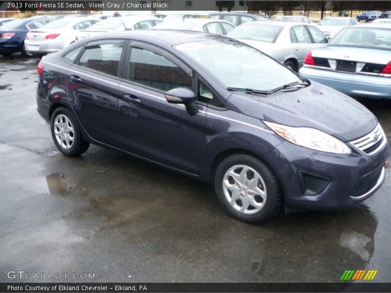 Violet Gray / Charcoal Black 2013 Ford Fiesta SE Sedan