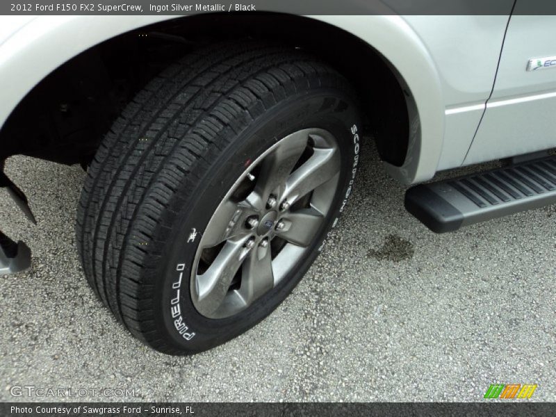 Ingot Silver Metallic / Black 2012 Ford F150 FX2 SuperCrew