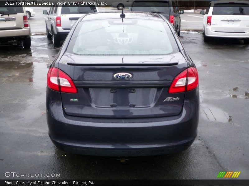 Violet Gray / Charcoal Black 2013 Ford Fiesta SE Sedan
