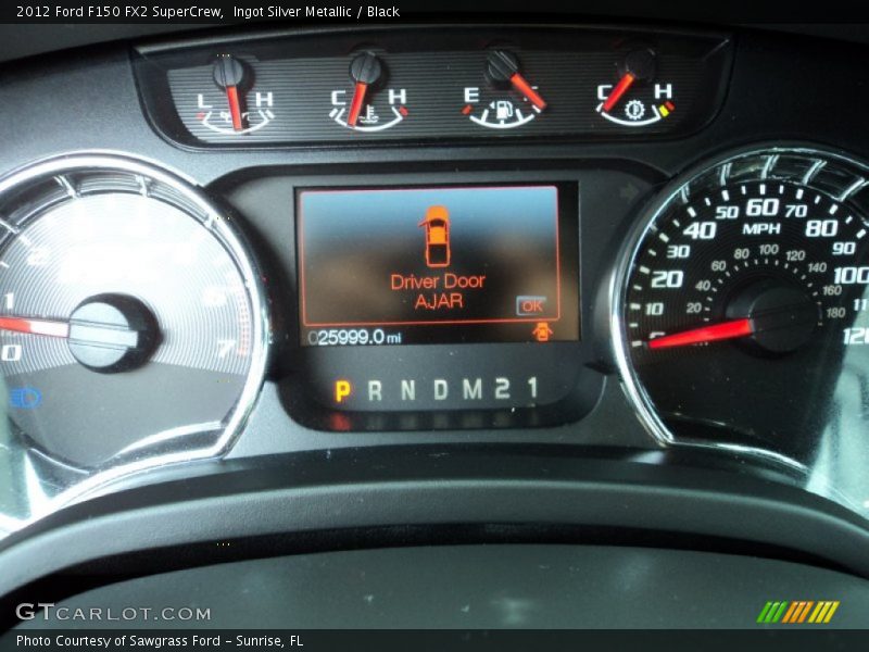 Ingot Silver Metallic / Black 2012 Ford F150 FX2 SuperCrew