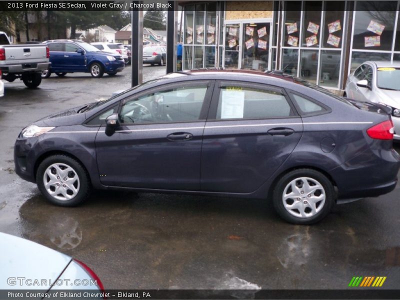 Violet Gray / Charcoal Black 2013 Ford Fiesta SE Sedan