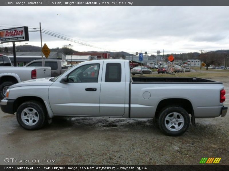 Bright Silver Metallic / Medium Slate Gray 2005 Dodge Dakota SLT Club Cab