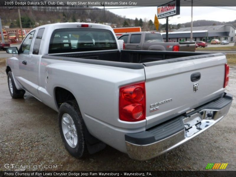 Bright Silver Metallic / Medium Slate Gray 2005 Dodge Dakota SLT Club Cab