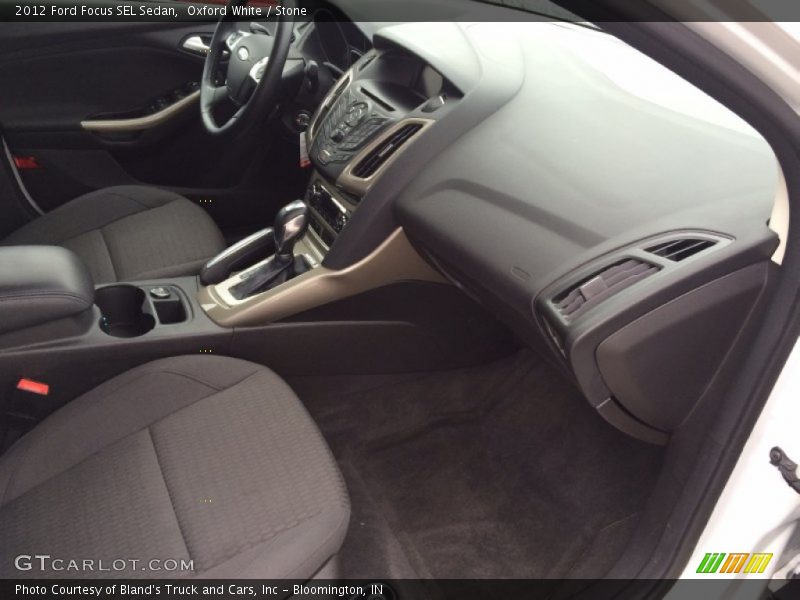 Oxford White / Stone 2012 Ford Focus SEL Sedan