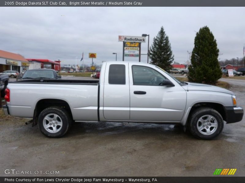 Bright Silver Metallic / Medium Slate Gray 2005 Dodge Dakota SLT Club Cab