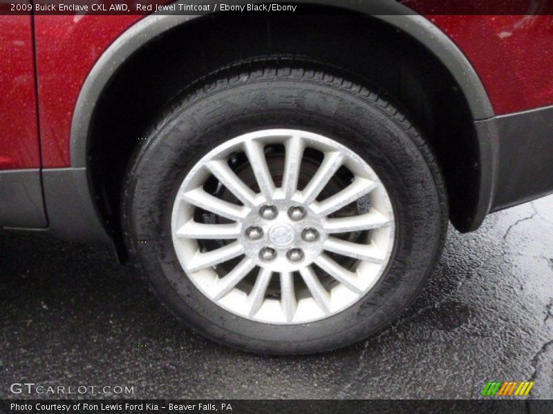 Red Jewel Tintcoat / Ebony Black/Ebony 2009 Buick Enclave CXL AWD