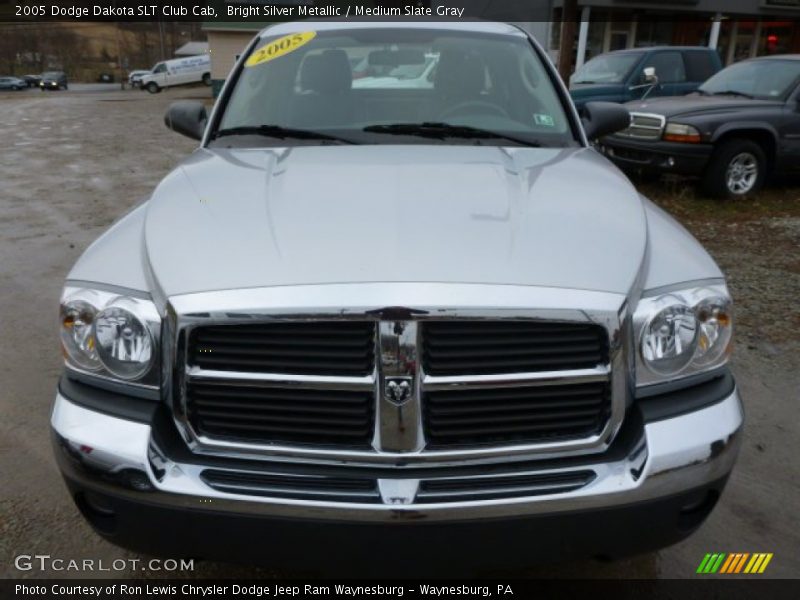 Bright Silver Metallic / Medium Slate Gray 2005 Dodge Dakota SLT Club Cab