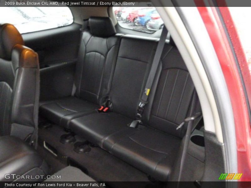 Red Jewel Tintcoat / Ebony Black/Ebony 2009 Buick Enclave CXL AWD