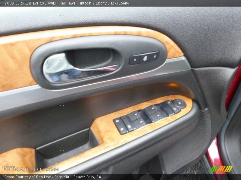 Red Jewel Tintcoat / Ebony Black/Ebony 2009 Buick Enclave CXL AWD