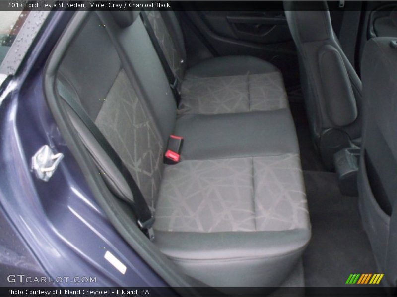 Rear Seat of 2013 Fiesta SE Sedan