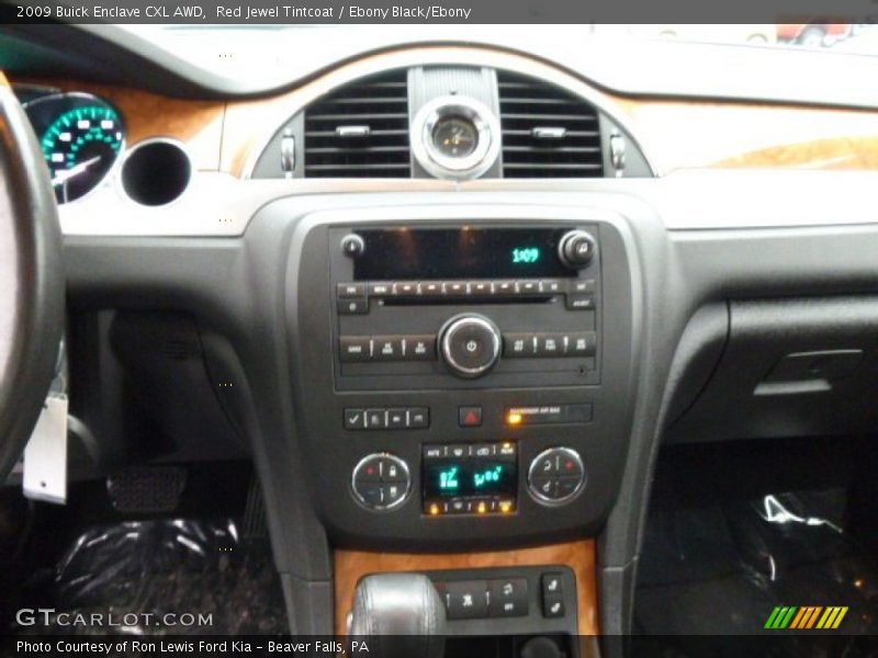 Red Jewel Tintcoat / Ebony Black/Ebony 2009 Buick Enclave CXL AWD