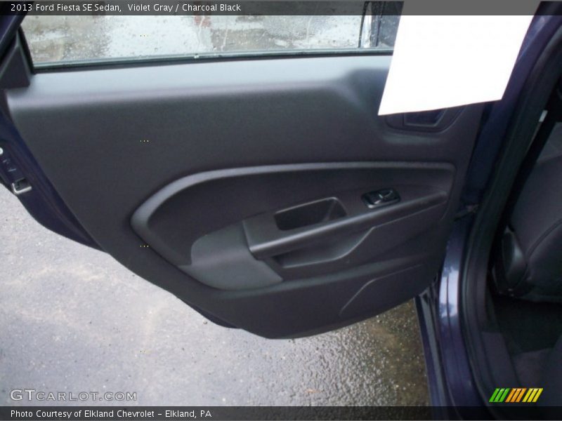 Violet Gray / Charcoal Black 2013 Ford Fiesta SE Sedan