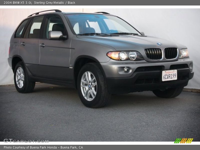 Sterling Grey Metallic / Black 2004 BMW X5 3.0i