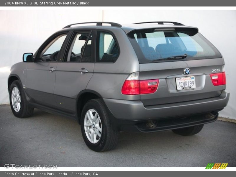 Sterling Grey Metallic / Black 2004 BMW X5 3.0i