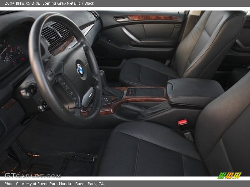 Sterling Grey Metallic / Black 2004 BMW X5 3.0i