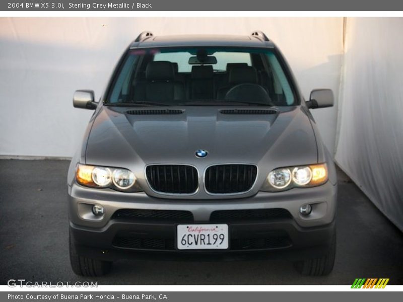 Sterling Grey Metallic / Black 2004 BMW X5 3.0i