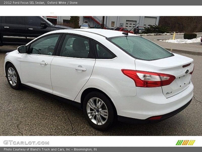 Oxford White / Stone 2012 Ford Focus SEL Sedan